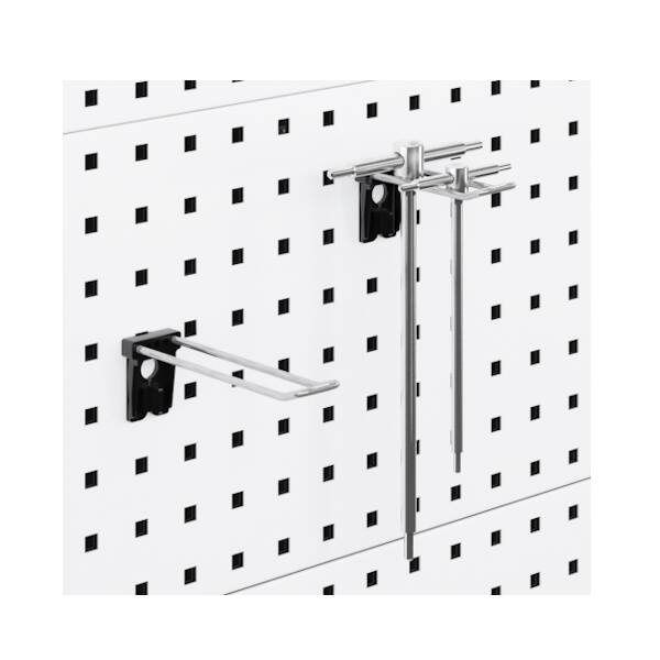 וו כפול סגור לתלייה ללוח מחורר וו כפול סגור לתלייה ללוח מחורר