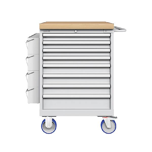 עגלת כלים ניידת עם תאי UNIBOX