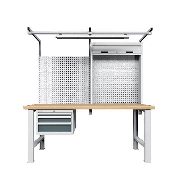 שולחן תעשייתי עם תריס גלילה שולחן תעשייתי עם תריס גלילה