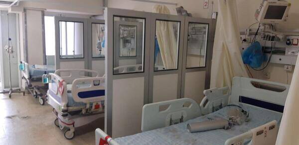 מחיצות מתקפלות להפרדה בין חולים