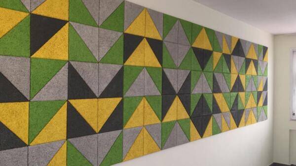 פנלים אקוסטים משולשים